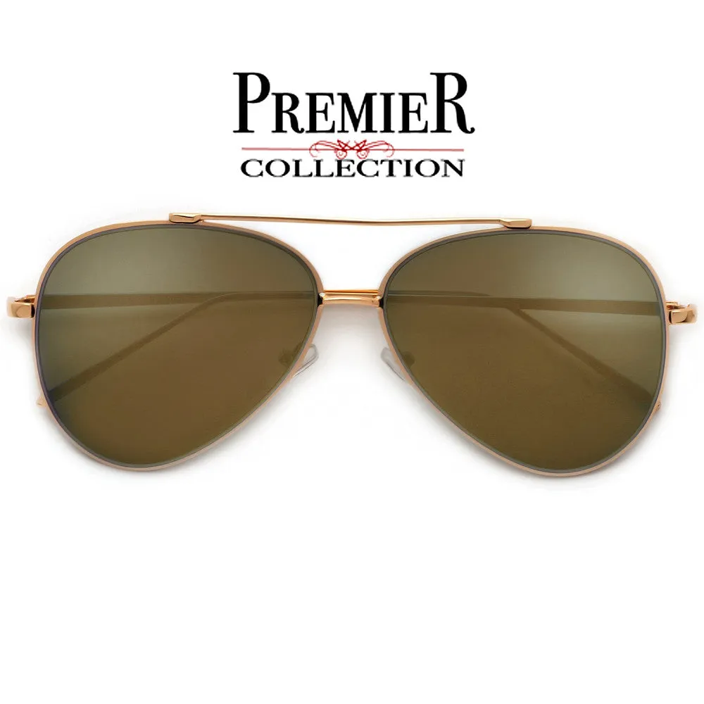 Premier Collection-Oversize Modern Teardrop Retro Appeal Classic Aviator