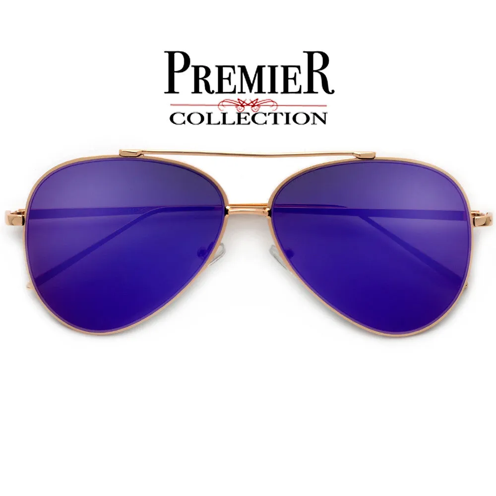 Premier Collection-Oversize Modern Teardrop Retro Appeal Classic Aviator