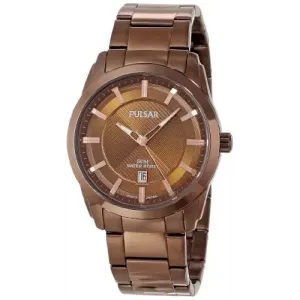 Pulsar Men's PH9019 Analog Display Japanese Quartz Brown Watch