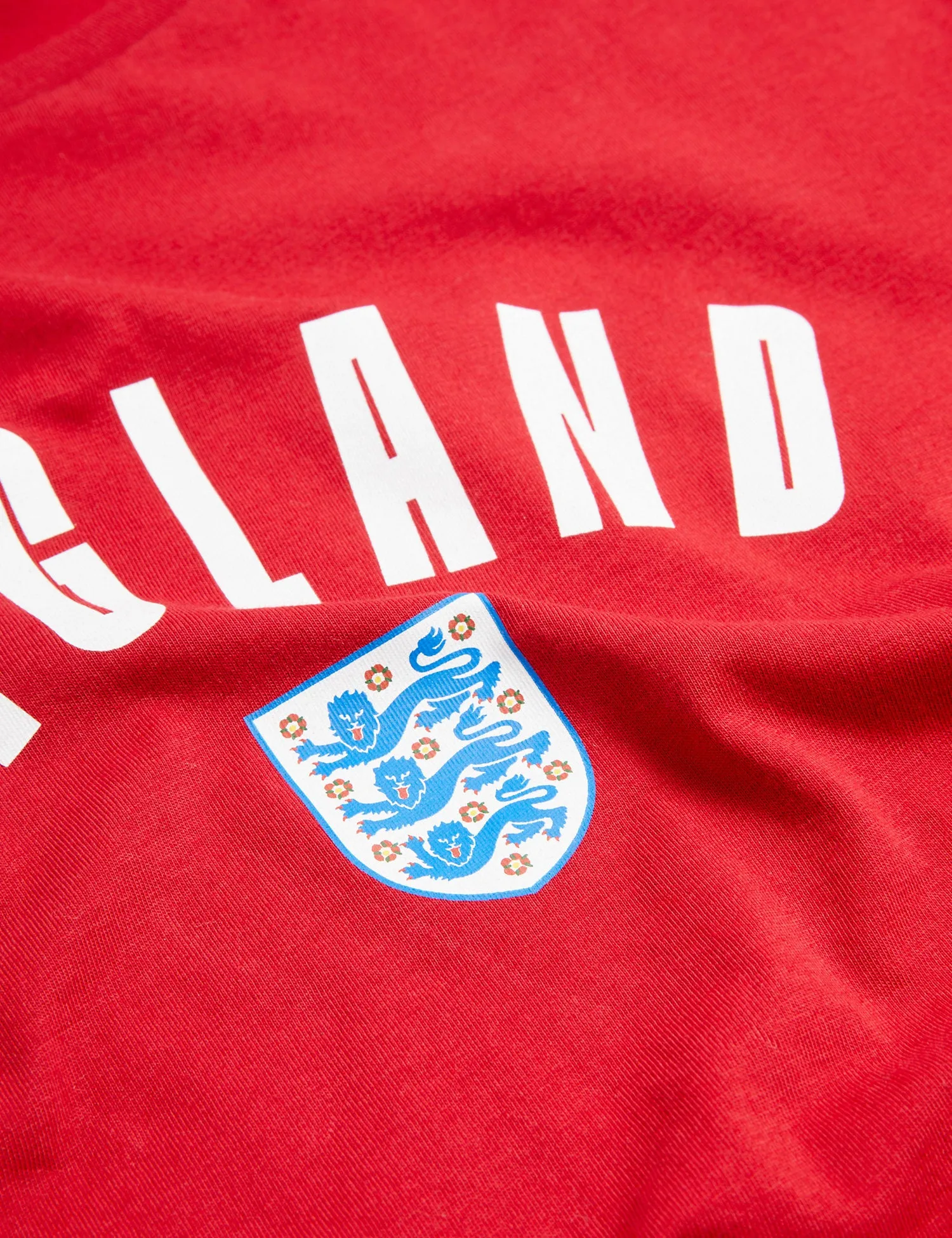 Pure Cotton Crew Neck England T-Shirt