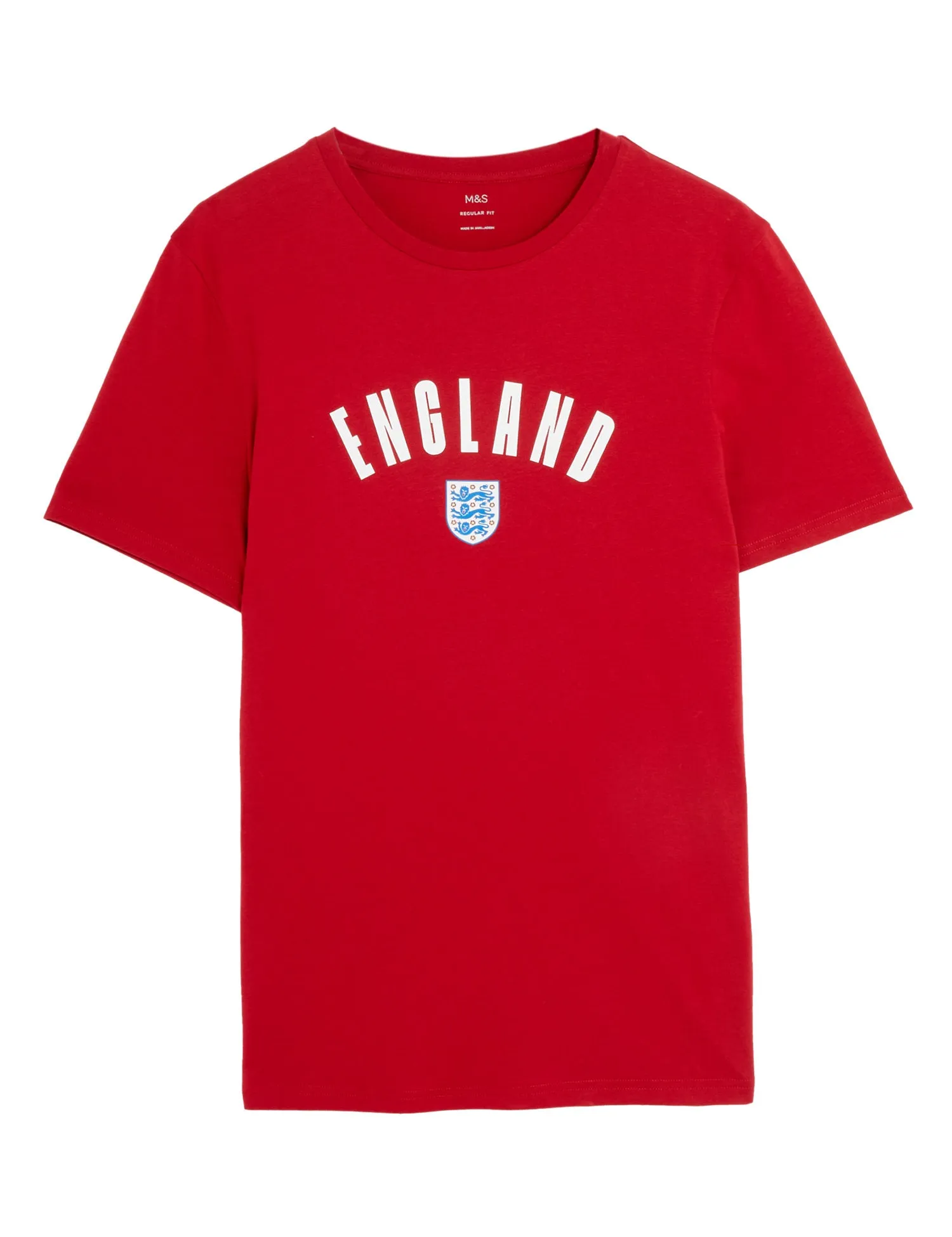 Pure Cotton Crew Neck England T-Shirt