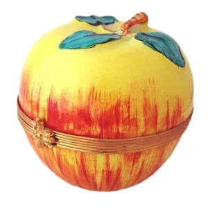 Red And Yellow Autumn Apple