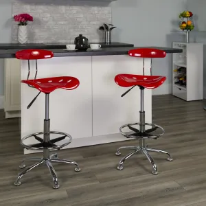 Red Tractor Stool LF-215-RED-GG