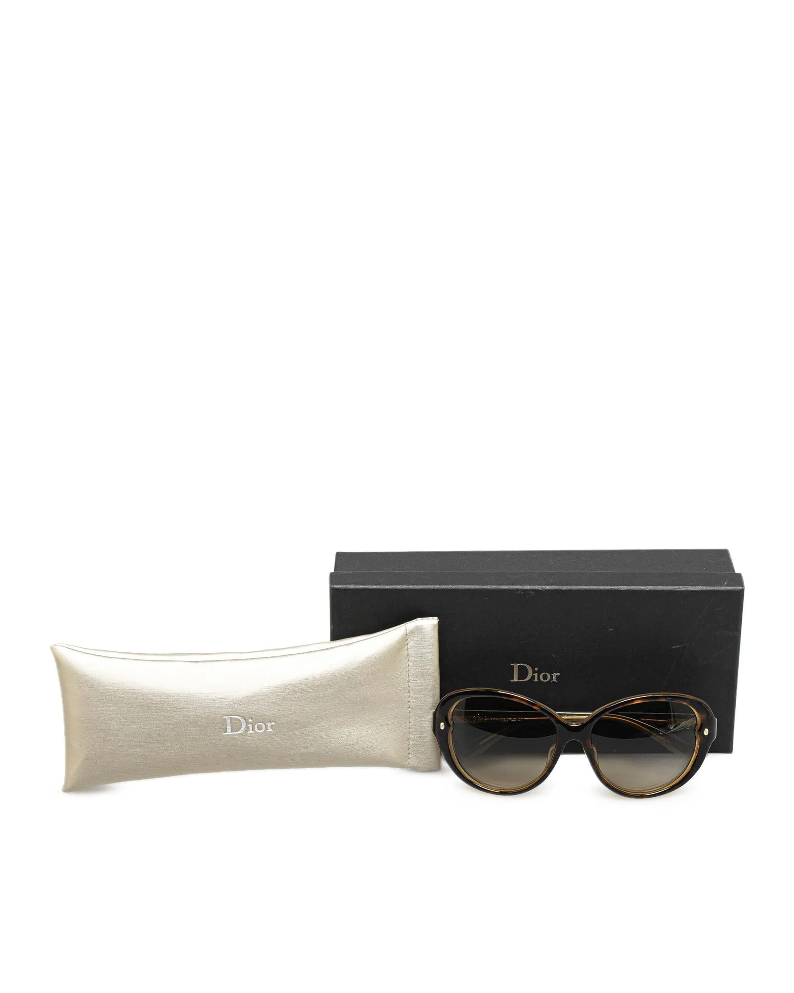 Round Plastic Frame Tinted Lens Sunglasses