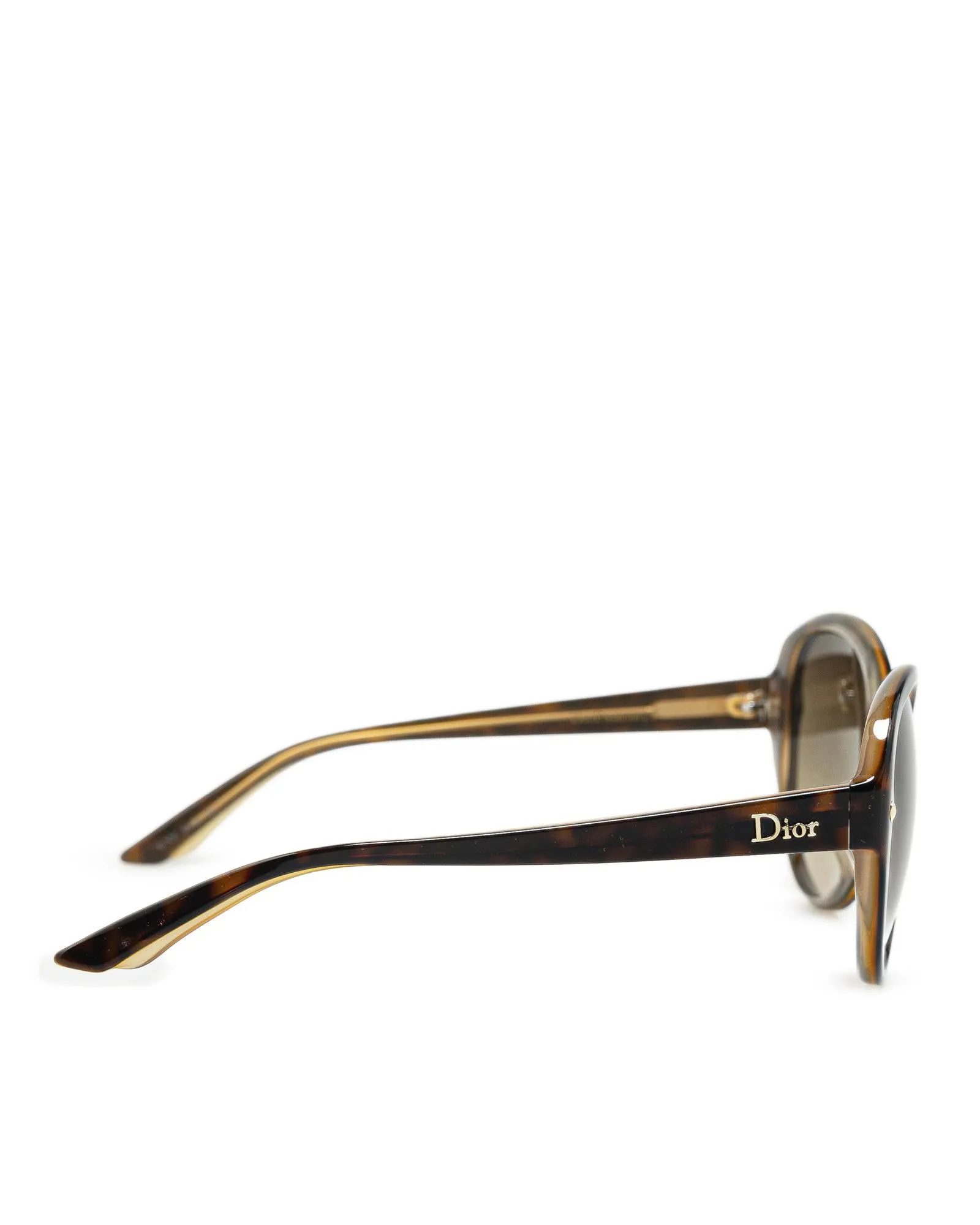 Round Plastic Frame Tinted Lens Sunglasses