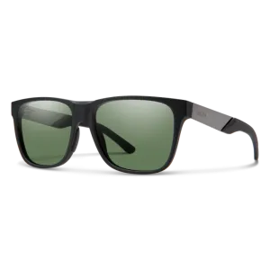 Smith Lowdown Steel Matte Black Ruthenium Frame - ChromaPop Polarized Gray Green Lens - Polarized Sunglasses