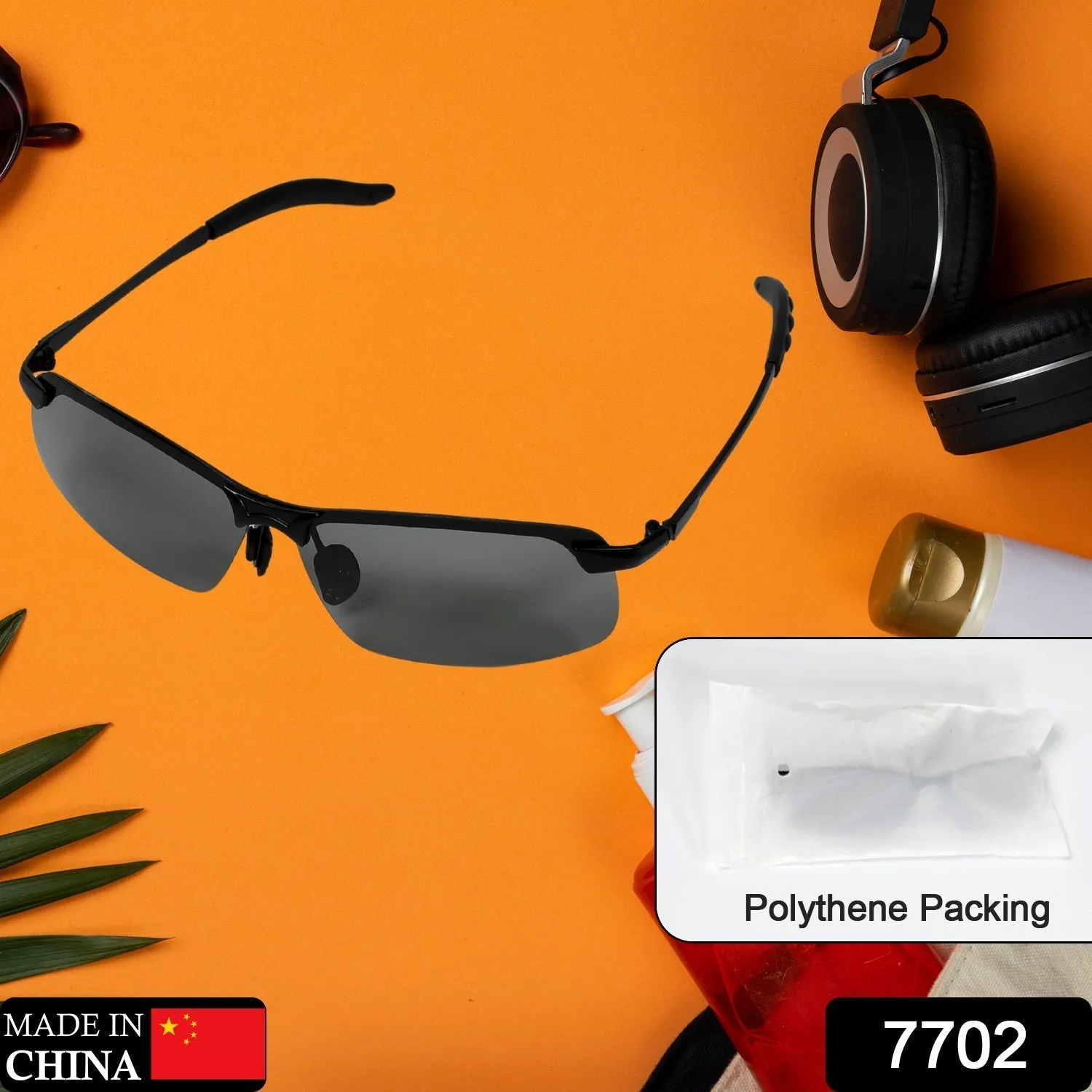 Sports Sunglasses Classic Luxury Lightweight Rimless Sports Sunglasses  For Driving , Fishing , Hiking & outdoor Use