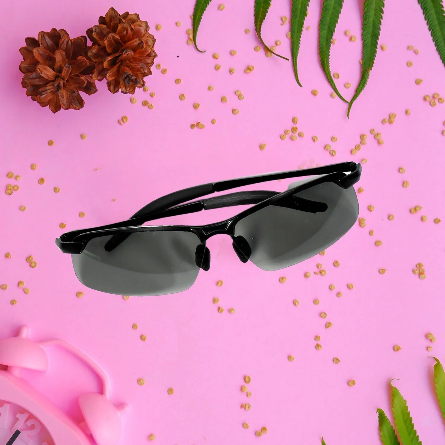 Sports Sunglasses Classic Luxury Lightweight Rimless Sports Sunglasses  For Driving , Fishing , Hiking & outdoor Use