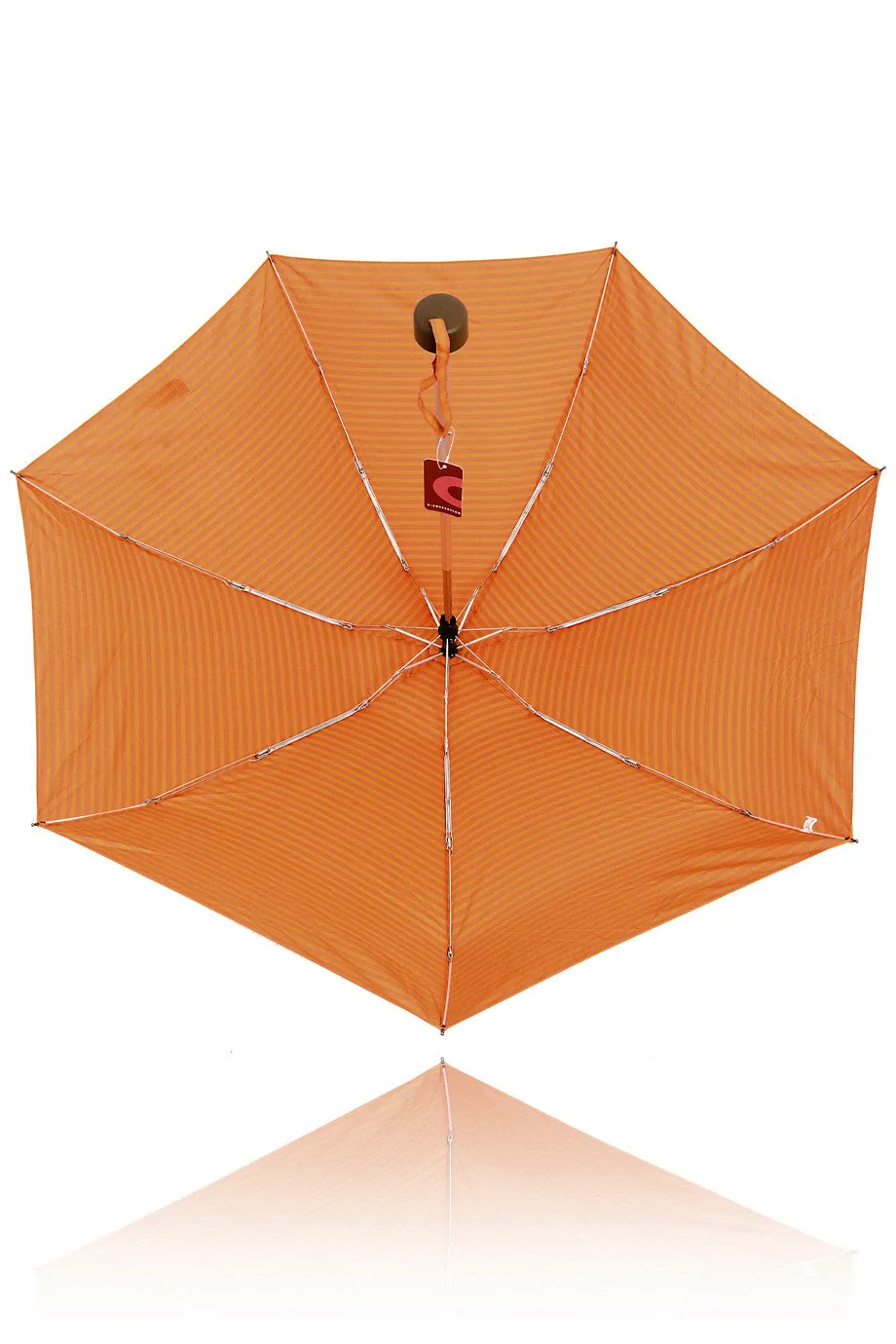 STRIPED Orange Printed Umbrella