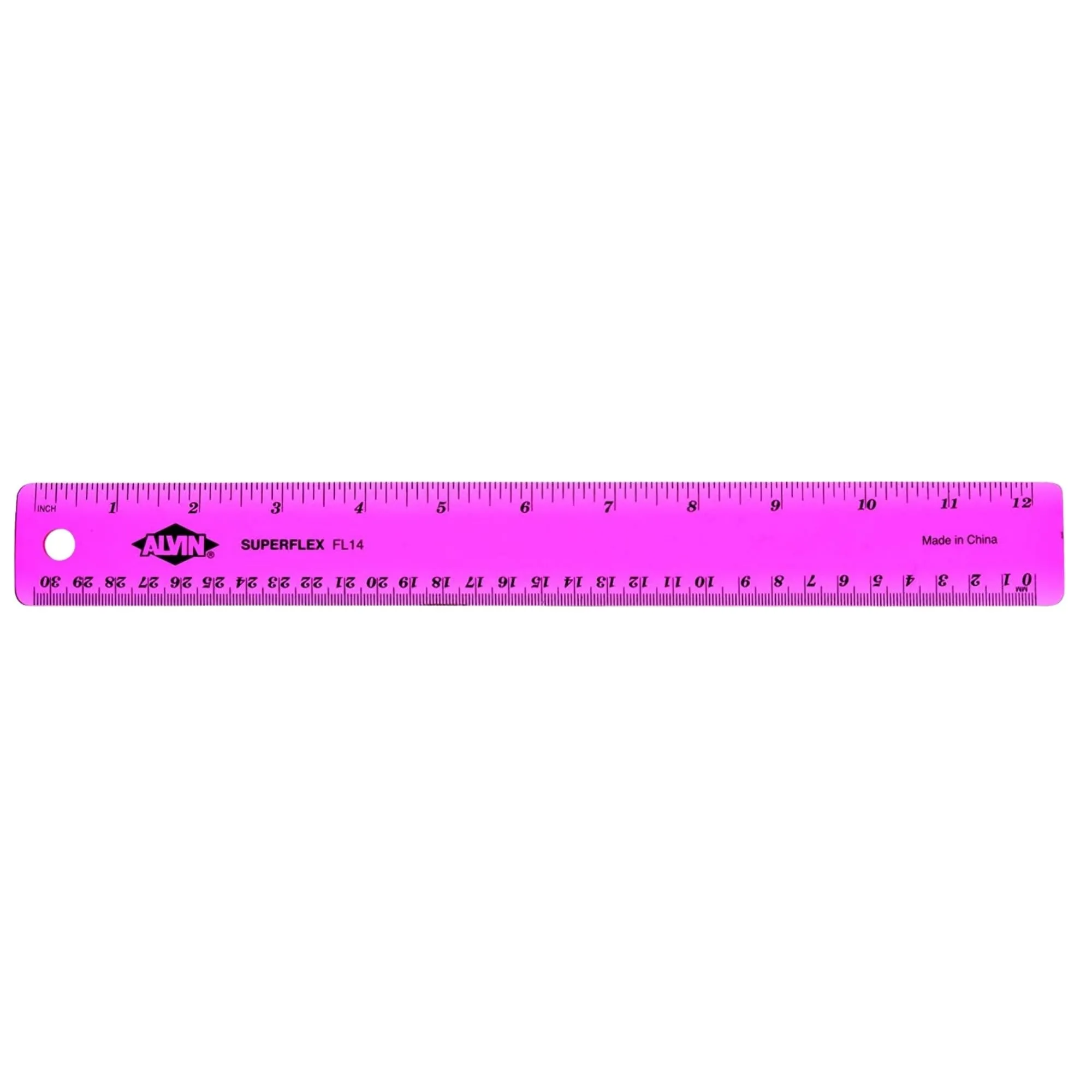 Superflex Plastic Ruler 12"