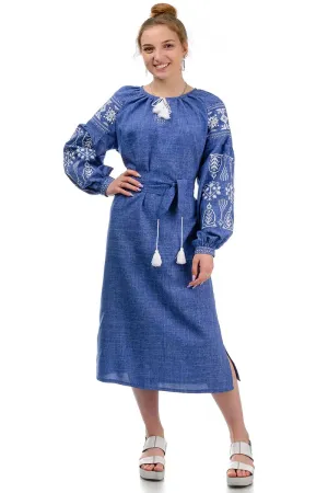 Ukrainian dress with embroidery