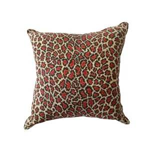 Vintage Animal Print Pillow