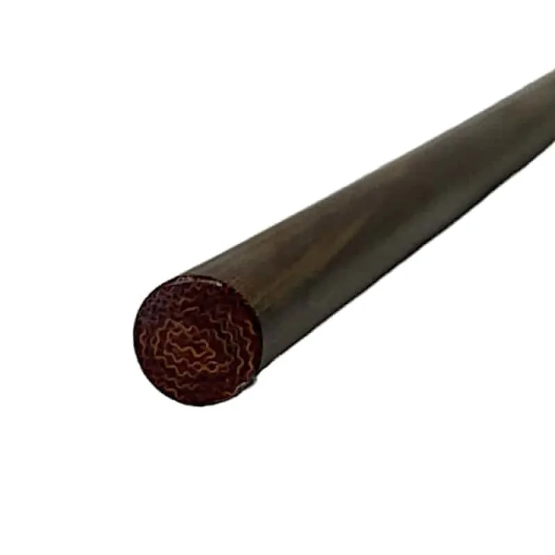 Vintage Rolled Linen Micarta Round Rod- 1/4" x 11 1/4"