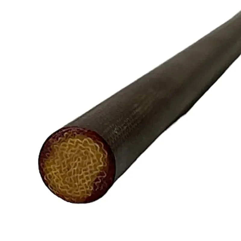 Vintage Rolled Linen Micarta Round Rod- 1/4" x 11 1/4"