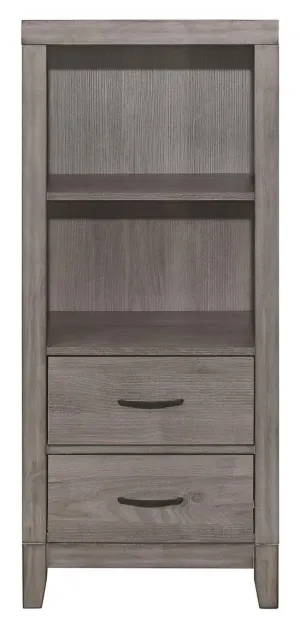 Woodrow Pier/Tower Nightstand in Gray 2042NB-10